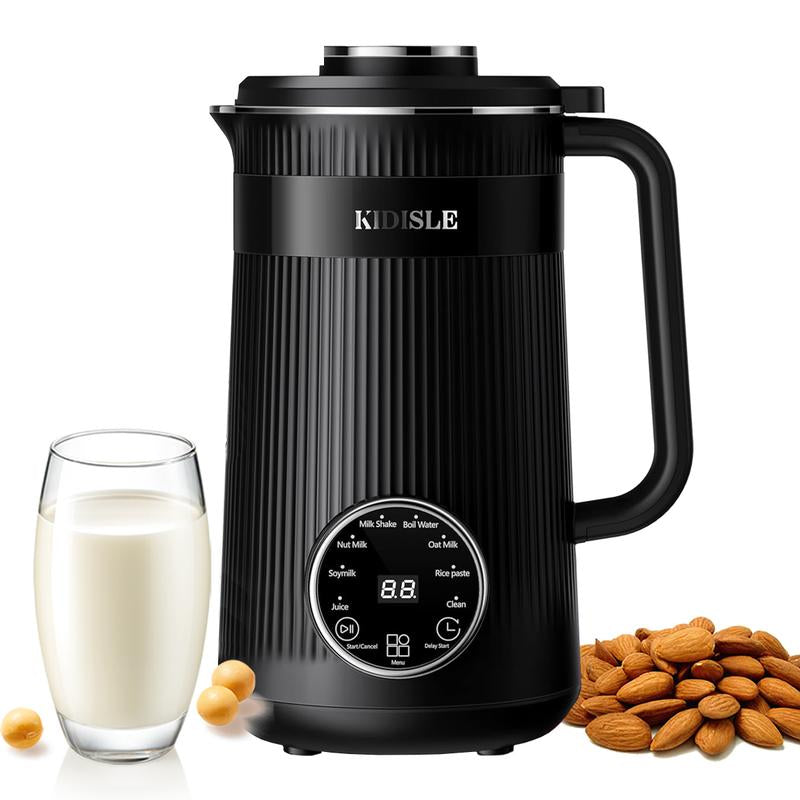  Cafetera y máquina de leche de nueces automática multifuncional KIDISLE 8 en 1 de 946 ml (32 oz), autolimpieza, inicio diferido, manten