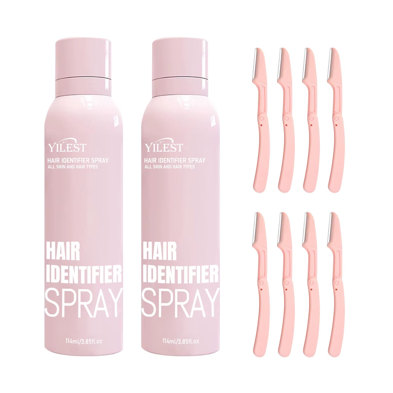 Spray identificador de vello facial profesional: hace visible el vello fino, preparación previa al afeitado, todo tipo de piel, 114 g