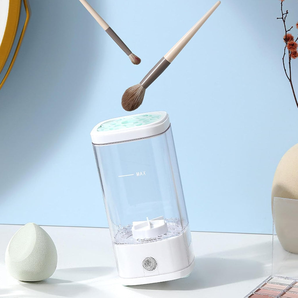 Limpiador de brochas de maquillaje 