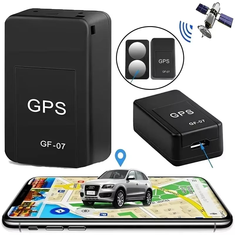   foto del producto GF07 Mini rastreador GPS magnético, localizador de vehículos en tiempo real, dispositivo de seguimiento de mascotas para automóviles, localizador 