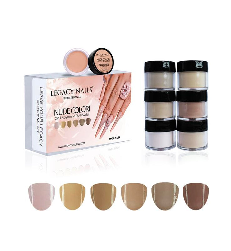 Colección de acrílicos de colores Nude Colori