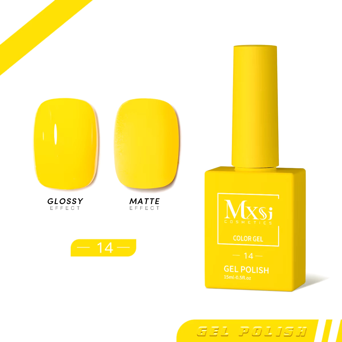 Esmalte de uñas en gel Mxsi de 15 ml, color marrón neón, azul real, rojo, verde, pastel, nude, para decoración de uñas, laca de gel, capa superior, gel UV, 