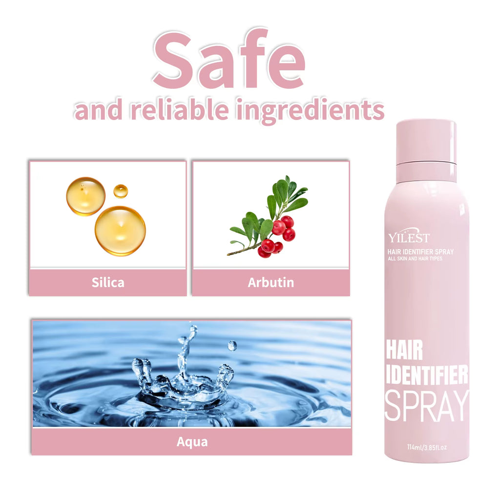 Spray identificador de vello facial profesional: hace visible el vello fino, preparación previa al afeitado, todo tipo de piel, 114 g