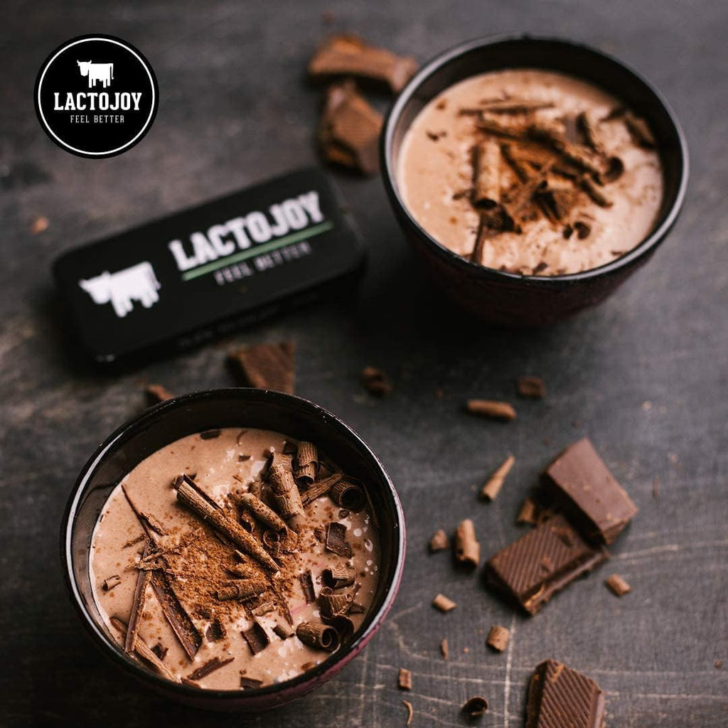 Lactojoy Pastillas De Lactasa 14.500 FCC I Tratamiento De Comprimidos Para Intolerancia a La Lactosa I Digestión De La Leche, Queso I Capsulas De Enzimas Digestivas I Vegano I 1 X 80 Caps