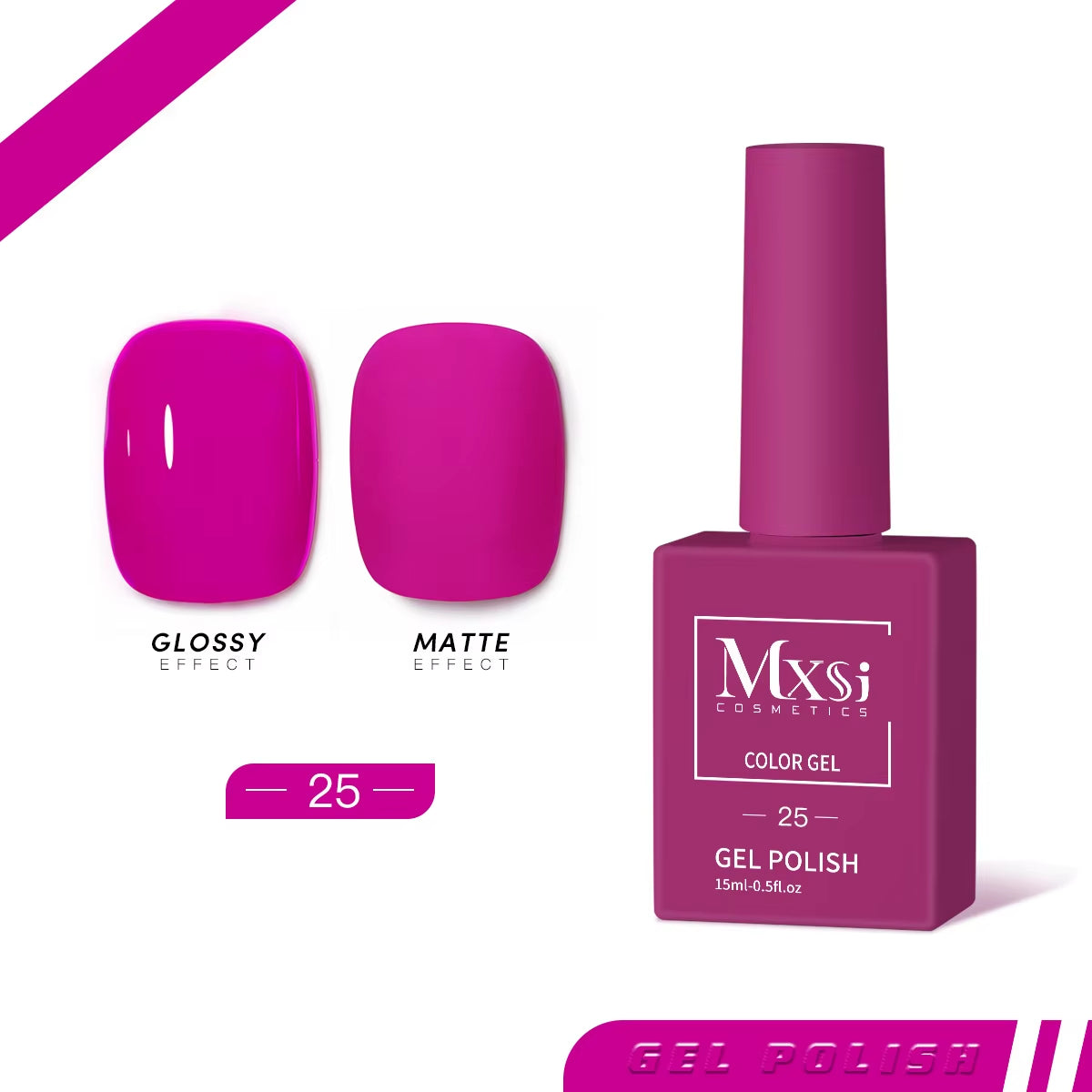 Esmalte de uñas en gel Mxsi de 15 ml, color marrón neón, azul real, rojo, verde, pastel, nude, para decoración de uñas, laca de gel, capa superior, gel UV, 