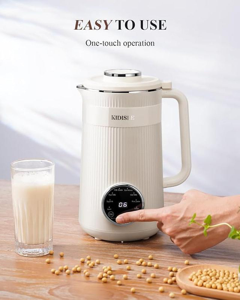  Cafetera y máquina de leche de nueces automática multifuncional KIDISLE 8 en 1 de 946 ml (32 oz), autolimpieza, inicio diferido, manten