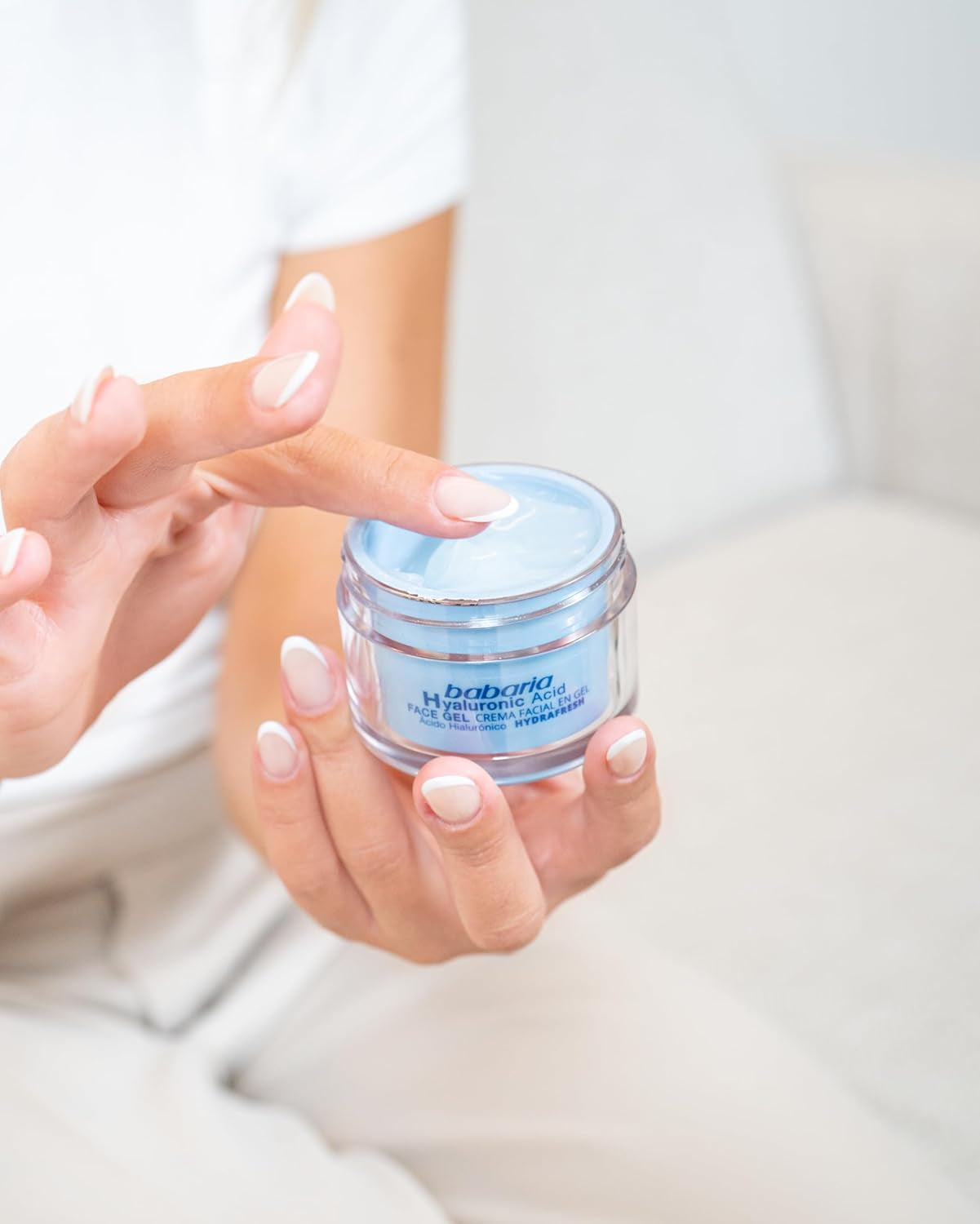 Babaria - Crema Hidratante Facial Hombre Y Mujer | Antiarrugas Hombre Y Mujer En Gel Con Ácido Hialurónico 50 Ml | Skincare Hombre | Hidratante Hombre | Con Acido Hialuronico 48H