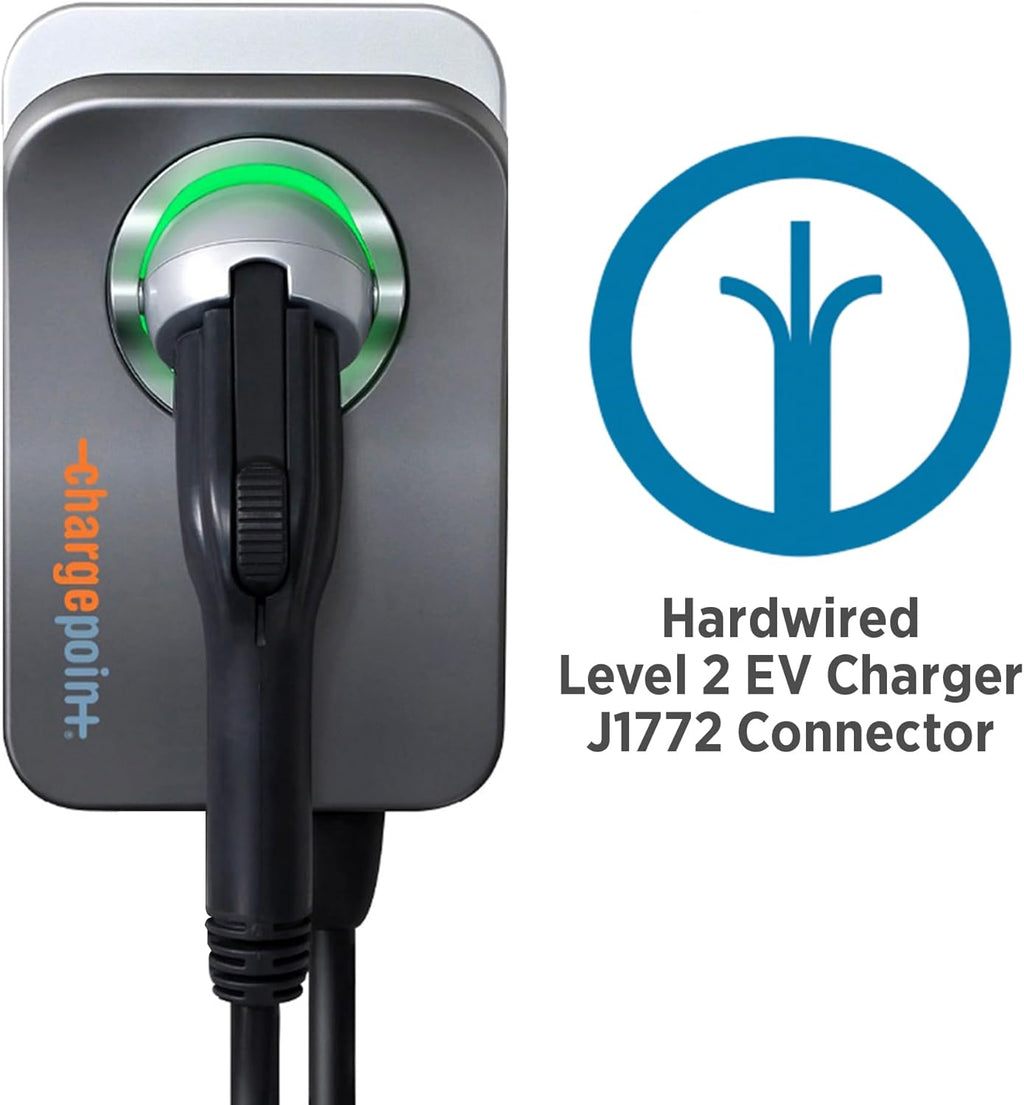 Cargador EV Homelflex nivel 2 J1772, cableado para vehículos eléctricos, carga rápida e inteligente de baterías en casa 