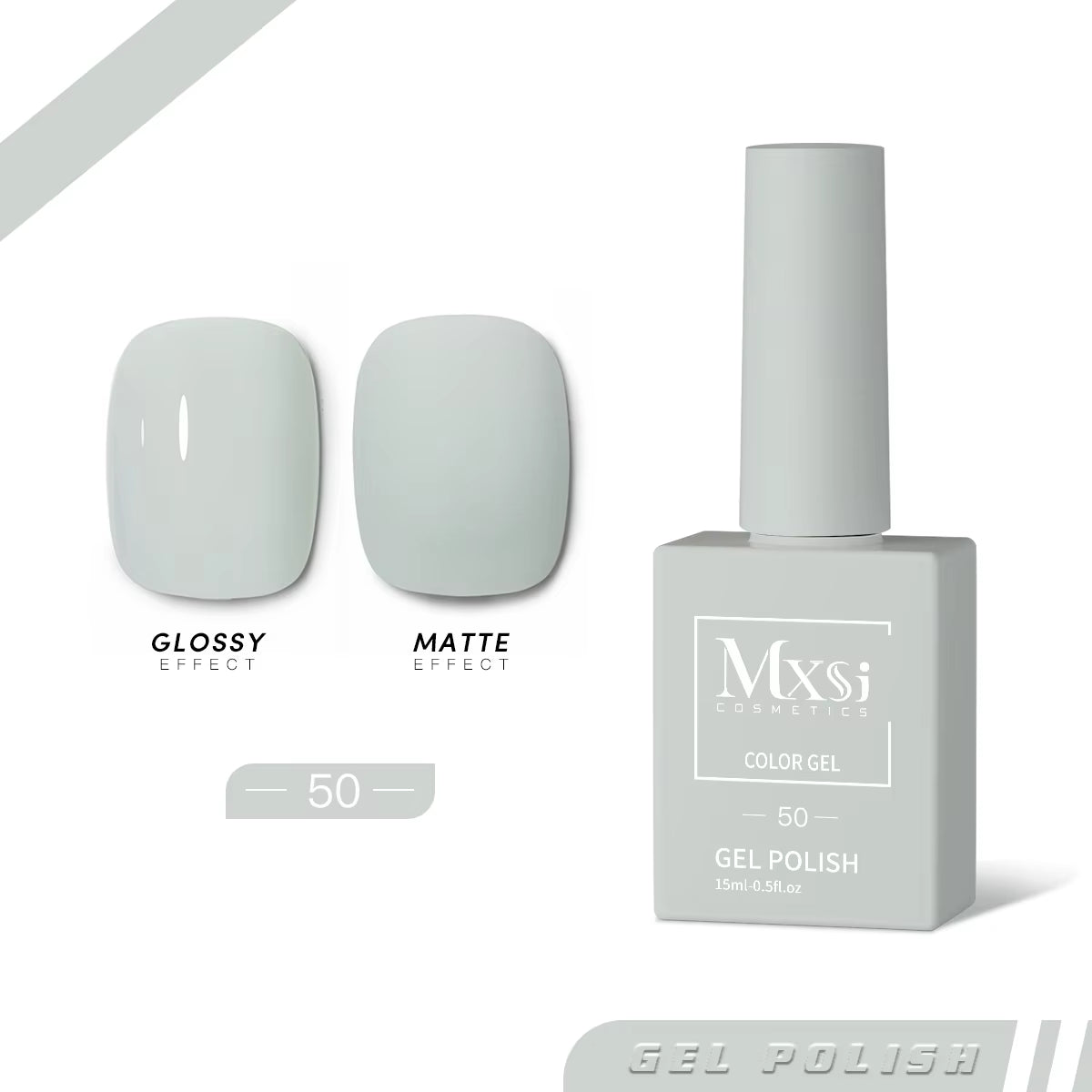 Esmalte de uñas en gel Mxsi de 15 ml, color marrón neón, azul real, rojo, verde, pastel, nude, para decoración de uñas, laca de gel, capa superior, gel UV, 