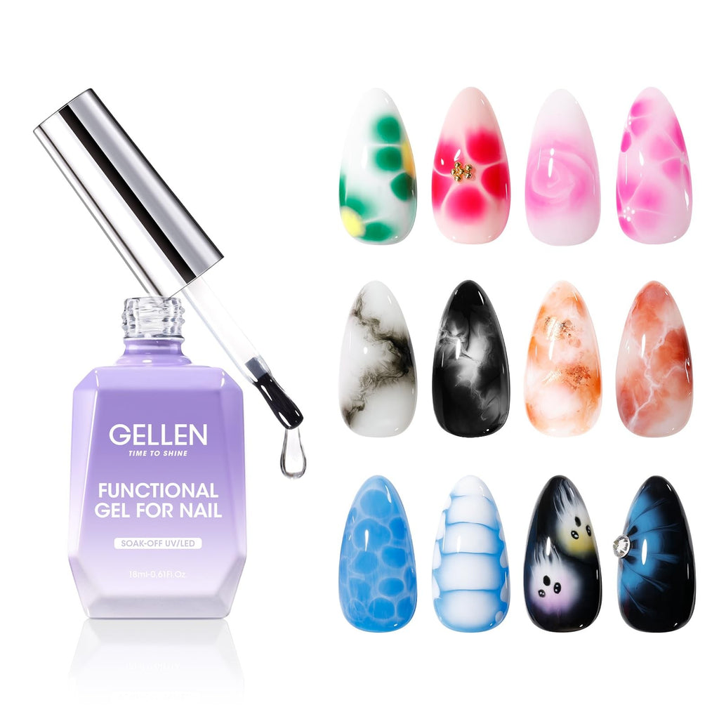 Blooming Gel - Esmalte De Uñas UV Soak off De 18 Ml Con Acabado Transparente
