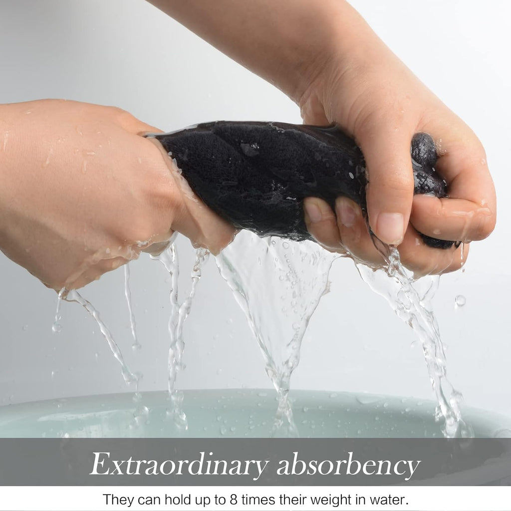 Toallitas Desmaquillantes De Microfibra 30X30Cm Toallitas Desmaquillantes De Microfibra Lavables Y Reutilizables Gris (6 Piezas)