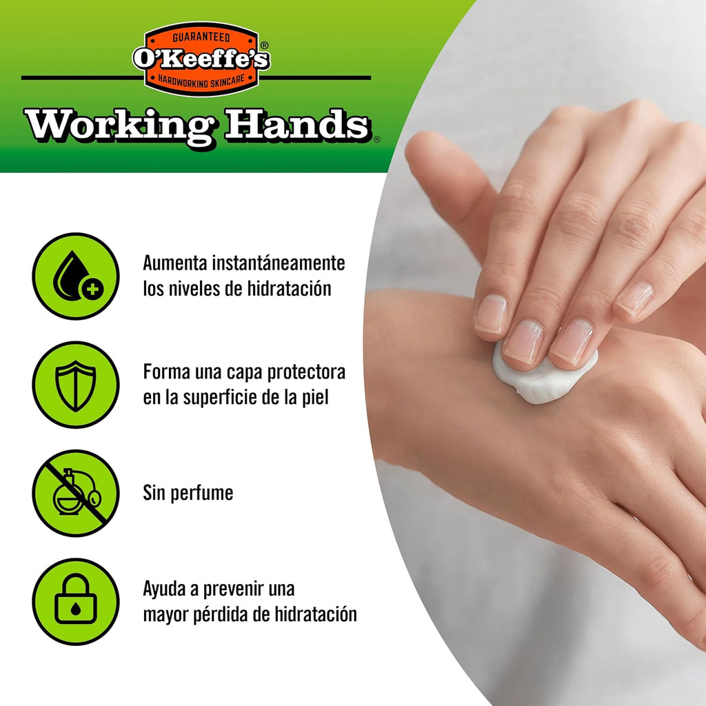 O'Keeffe'S Working Hands - Crema Para Manos Secas Y Agrietadas - Recupera Las Manos Dañadas - 96G