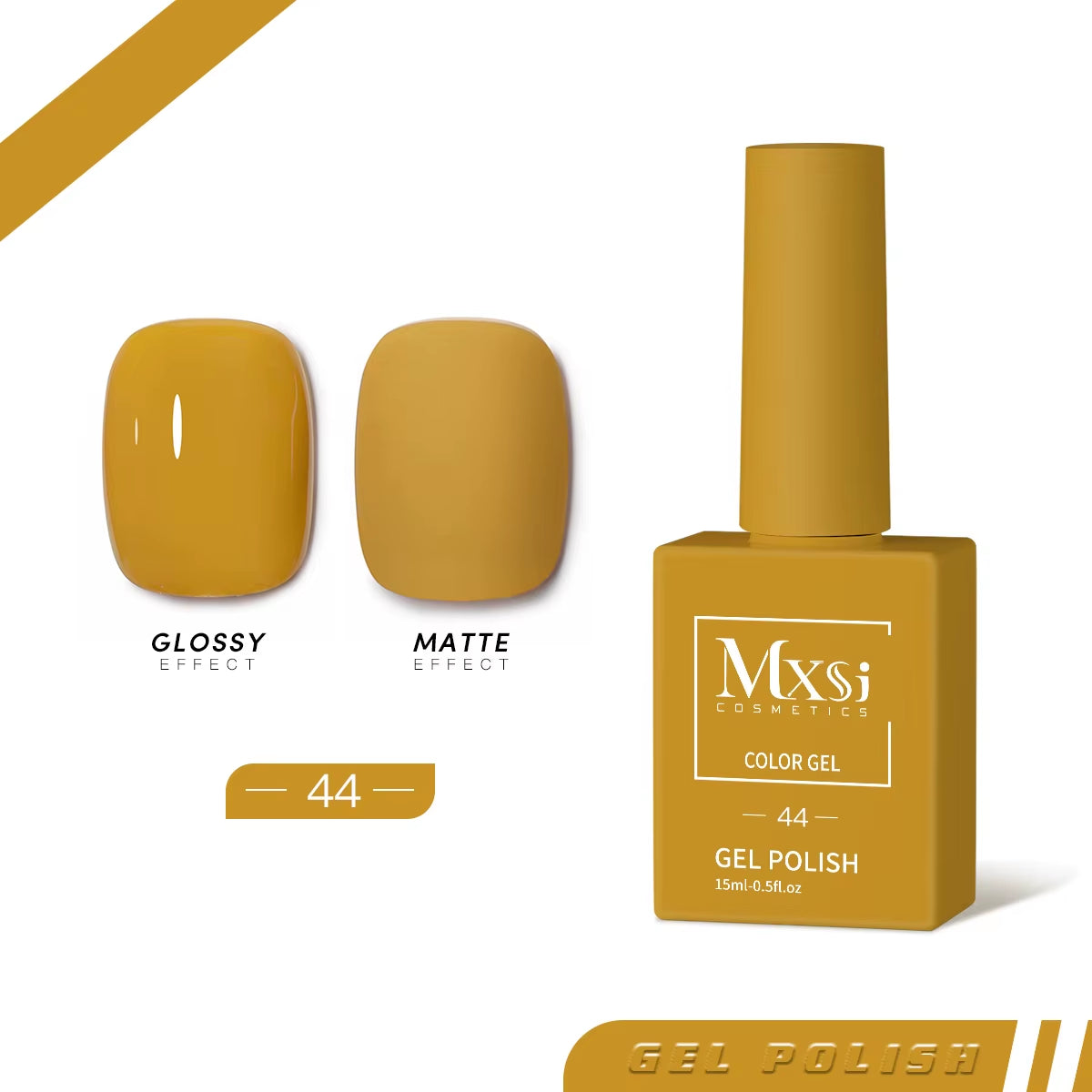 Esmalte de uñas en gel Mxsi de 15 ml, color marrón neón, azul real, rojo, verde, pastel, nude, para decoración de uñas, laca de gel, capa superior, gel UV, 