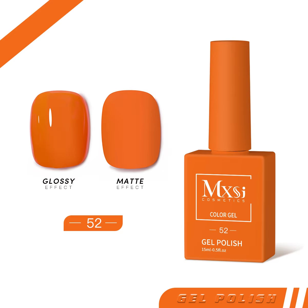 Esmalte de uñas en gel Mxsi de 15 ml, color marrón neón, azul real, rojo, verde, pastel, nude, para decoración de uñas, laca de gel, capa superior, gel UV, 