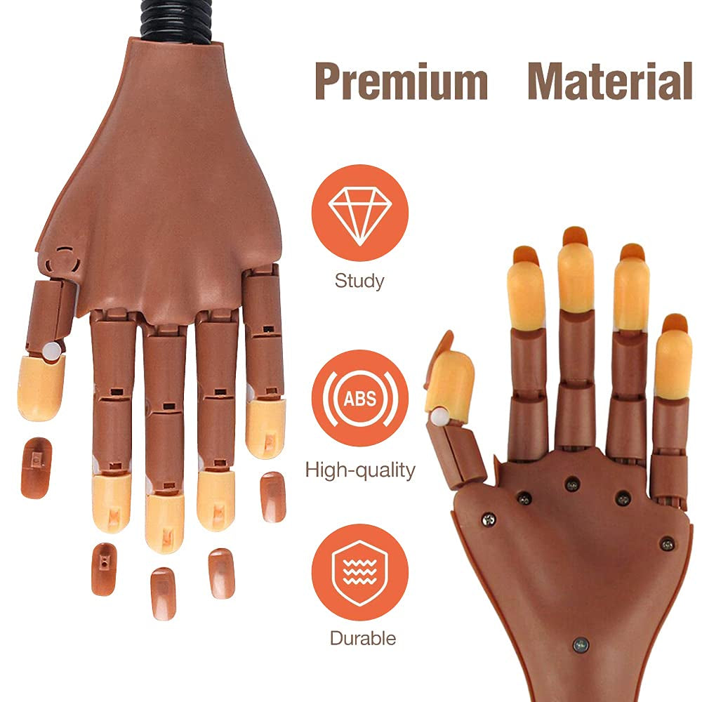   foto del producto Mano Flexible Para Practica De Manicura Colocar Uñas Casa Solon De Belleza