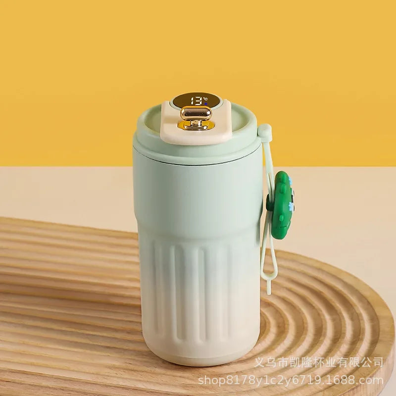 Termos Exhibidor Vaso Botella de Agua de Acero Termo Frascos al Vacío y Termos Frasco de Acero Inoxidable 316 450ml Termos Originales