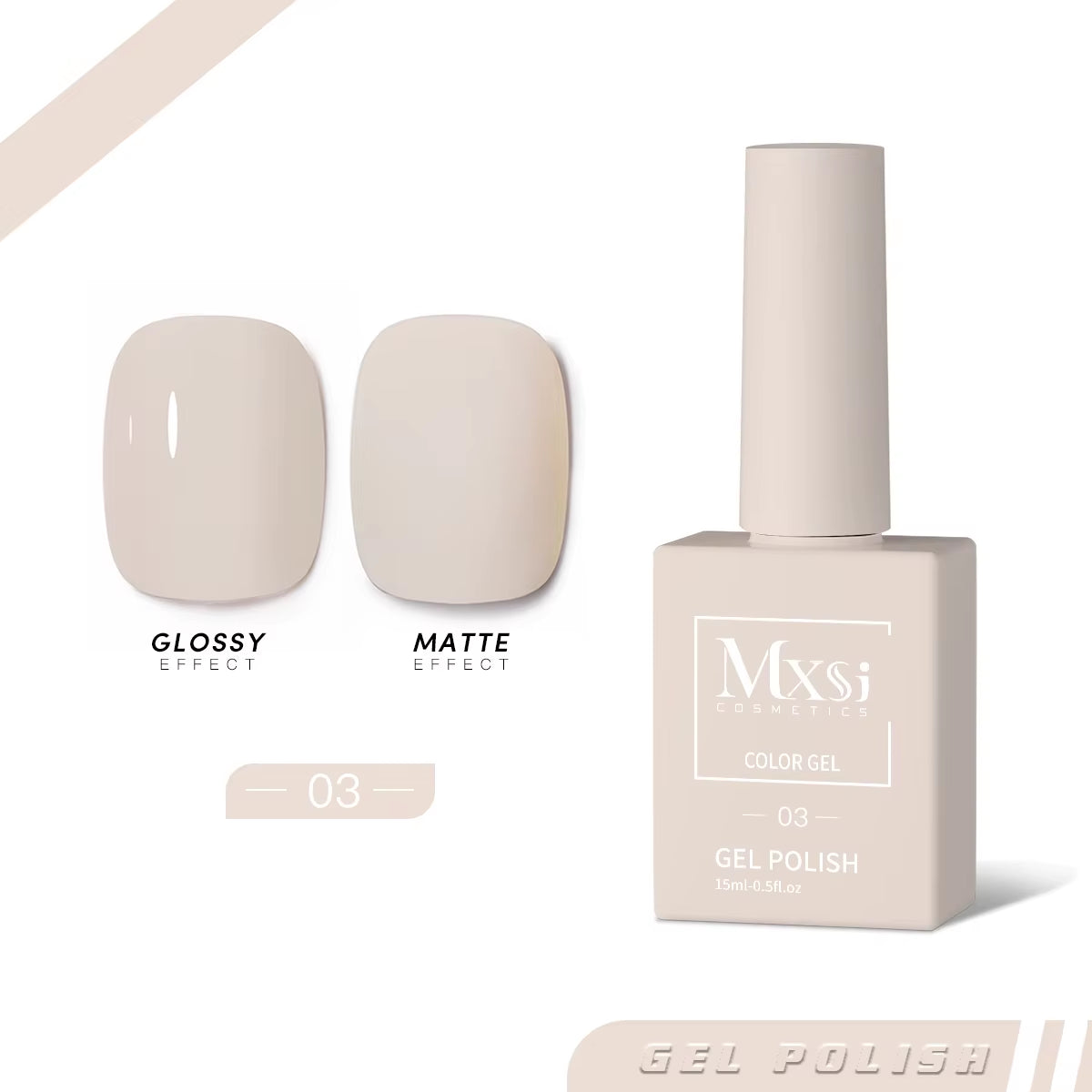 Esmalte de uñas en gel Mxsi de 15 ml, color marrón neón, azul real, rojo, verde, pastel, nude, para decoración de uñas, laca de gel, capa superior, gel UV, 