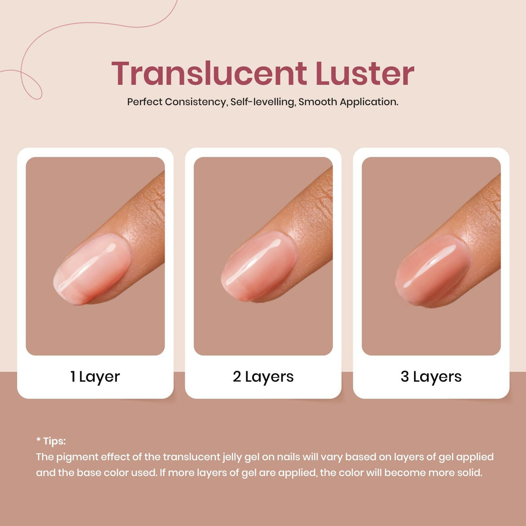 6 UNIDS Desnuda Rosa Marrón Gel Esmalte De Uñas Colección Otoño Invierno Gel