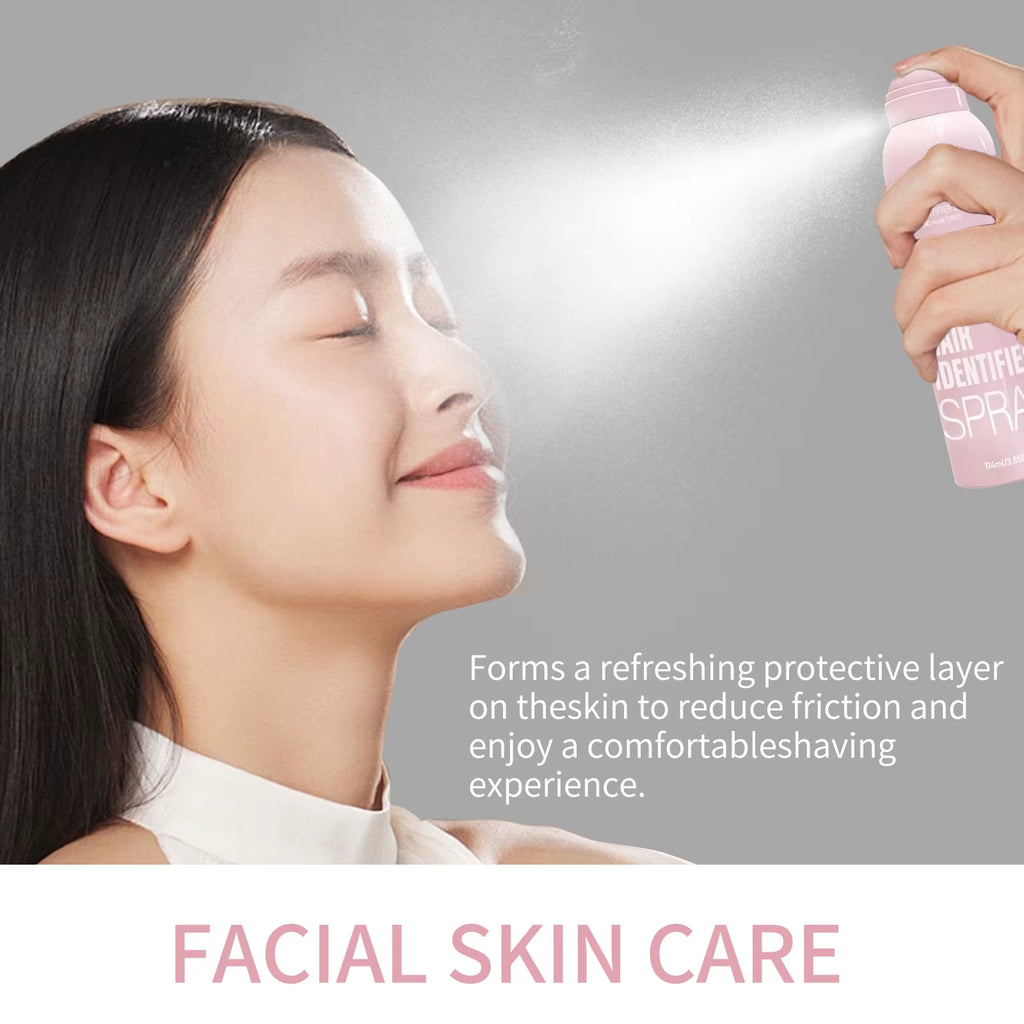Spray identificador de vello facial profesional: hace visible el vello fino, preparación previa al afeitado, todo tipo de piel, 114 g