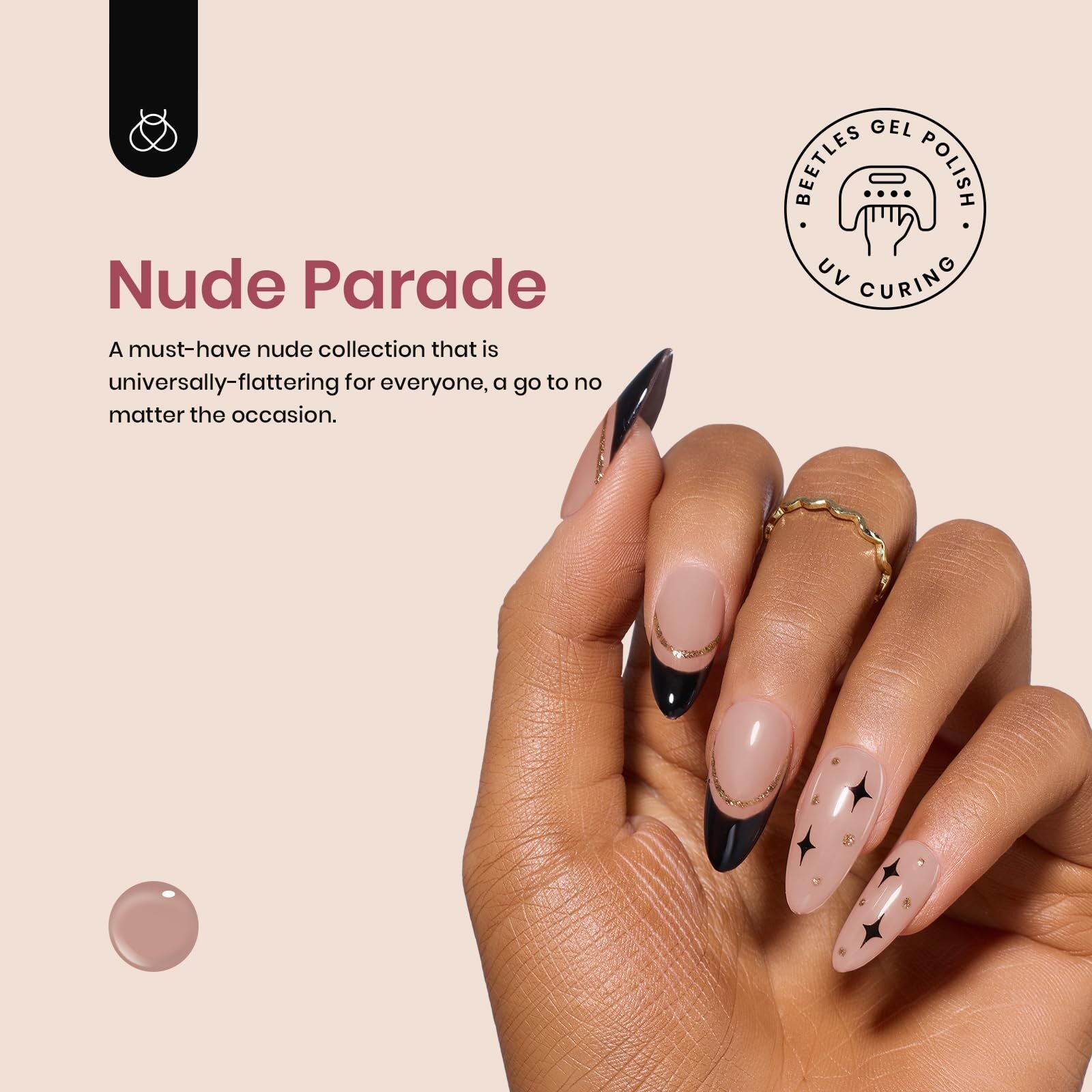 6 UNIDS Desnuda Rosa Marrón Gel Esmalte De Uñas Colección Otoño Invierno Gel