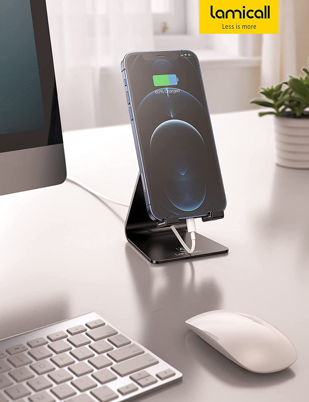 Soporte ajustable para celular, soporte de escritorio, base, compatible con iPhone 17, 16, 15, 14, Air, Pro, Pro Max, 13, 12, X, XS y teléfono