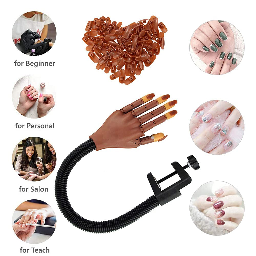   foto del producto Mano Flexible Para Practica De Manicura Colocar Uñas Casa Solon De Belleza