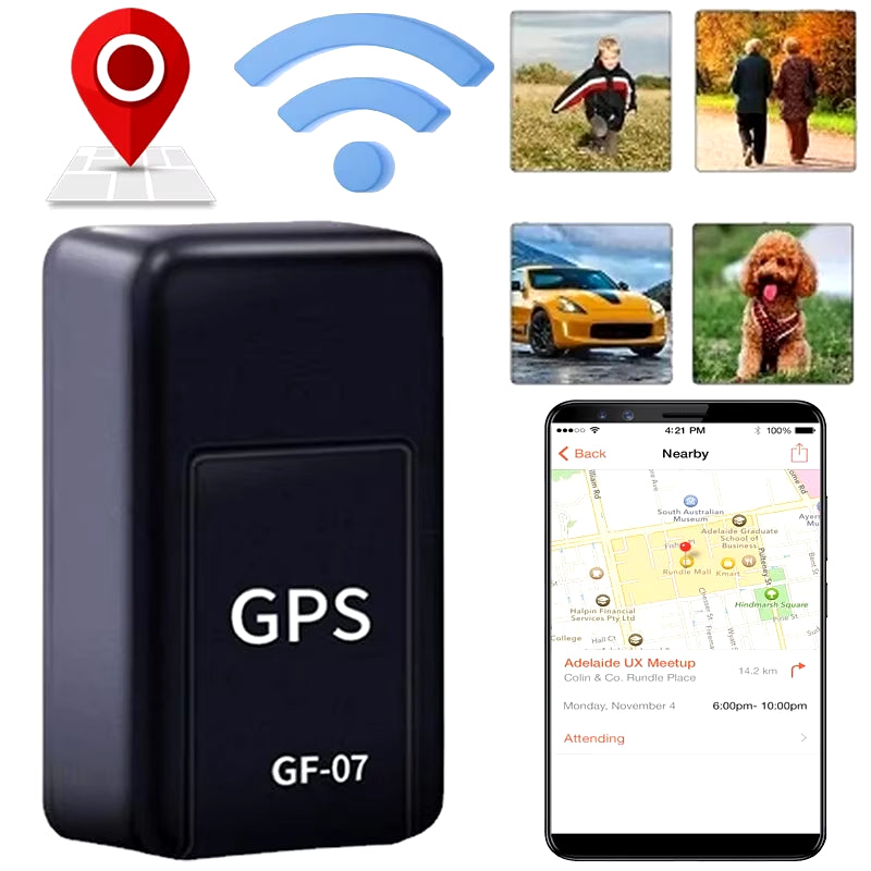   foto del producto GF07 Mini rastreador GPS magnético, localizador de vehículos en tiempo real, dispositivo de seguimiento de mascotas para automóviles, localizador 