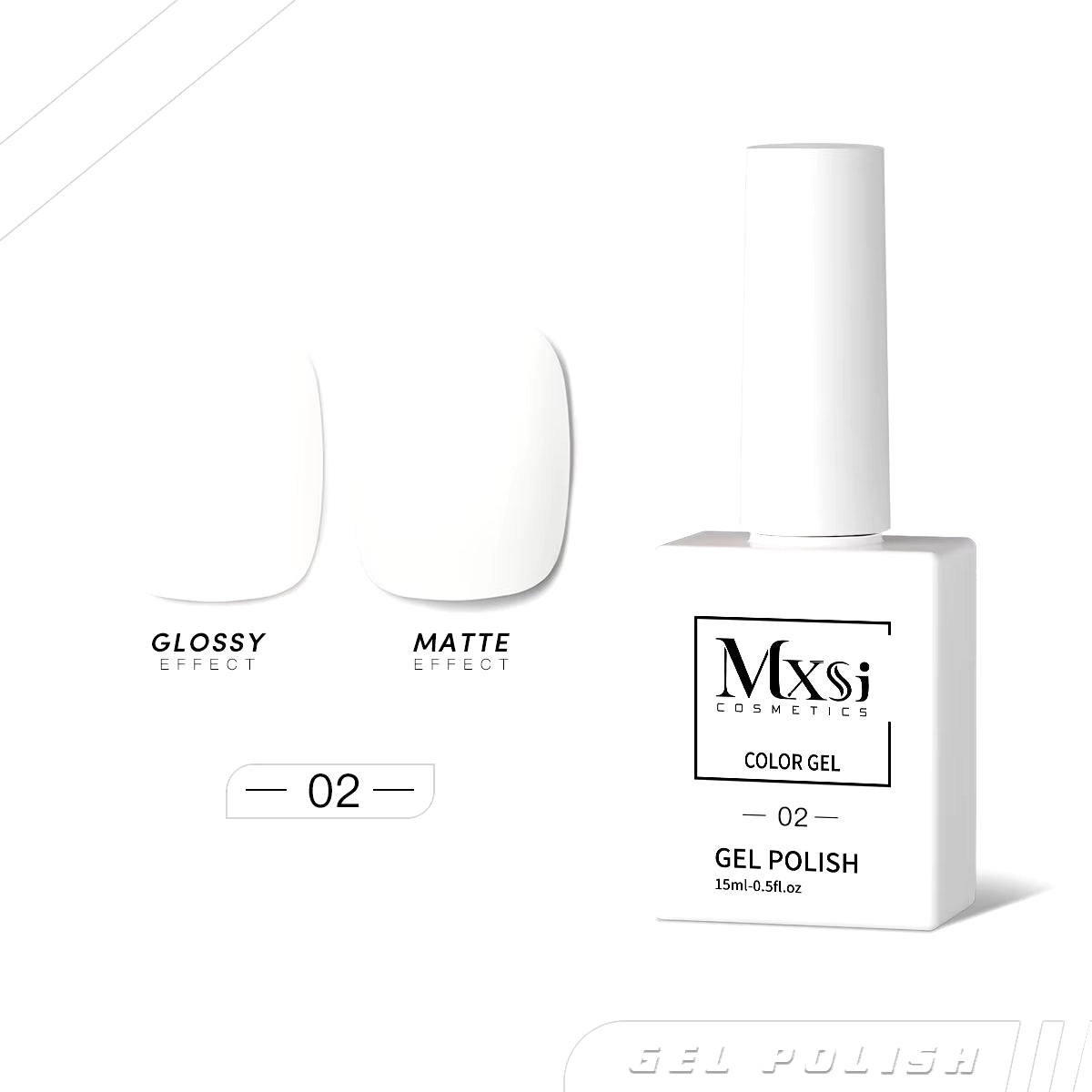 Esmalte de uñas en gel Mxsi de 15 ml, color marrón neón, azul real, rojo, verde, pastel, nude, para decoración de uñas, laca de gel, capa superior, gel UV, 