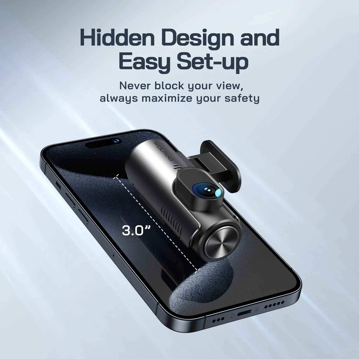 Camara salpicadero delantera y trasera, cámara dual 4k +1080P Monitor de aparcamiento y grabación en bucle 