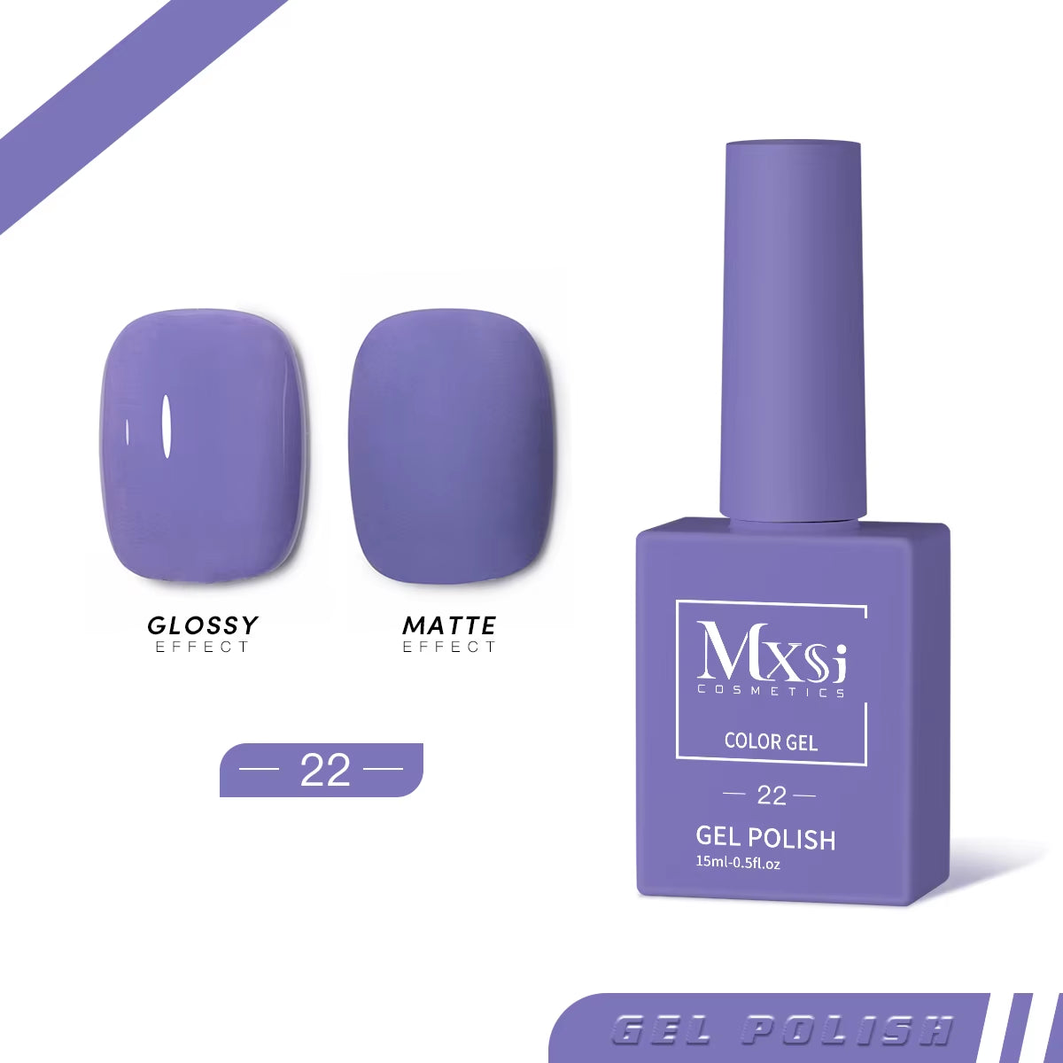 Esmalte de uñas en gel Mxsi de 15 ml, color marrón neón, azul real, rojo, verde, pastel, nude, para decoración de uñas, laca de gel, capa superior, gel UV, 