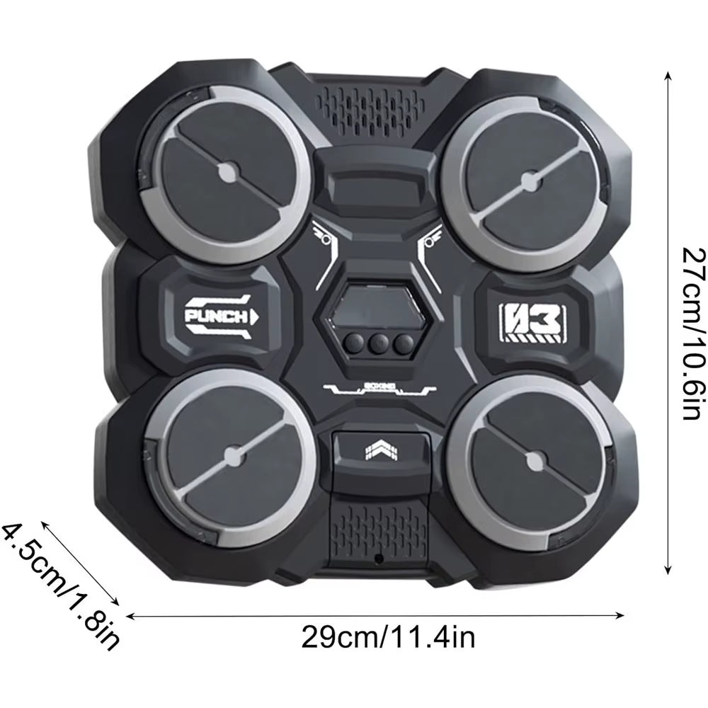 Máquina de boxeo musical con Bluetooth, máquina de boxeo musical para niños, máquina de boxeo inteligente de pared.